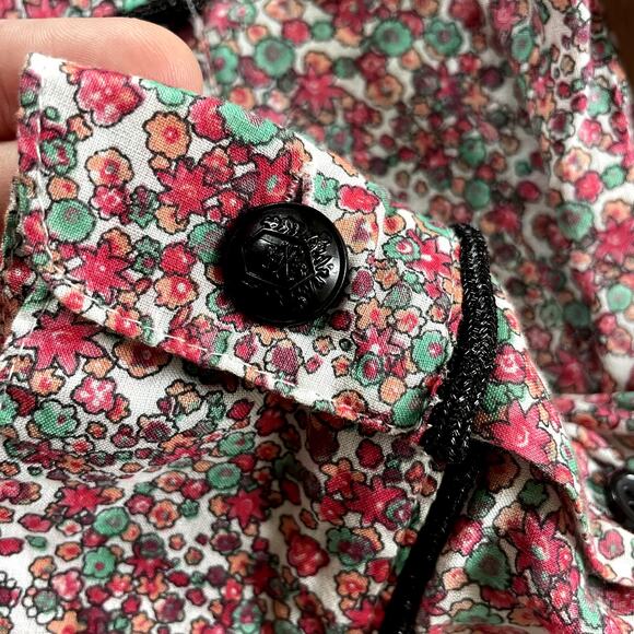 The Kooples XS Floral Western Cotton Button-Up Top - Picture 4 of 6